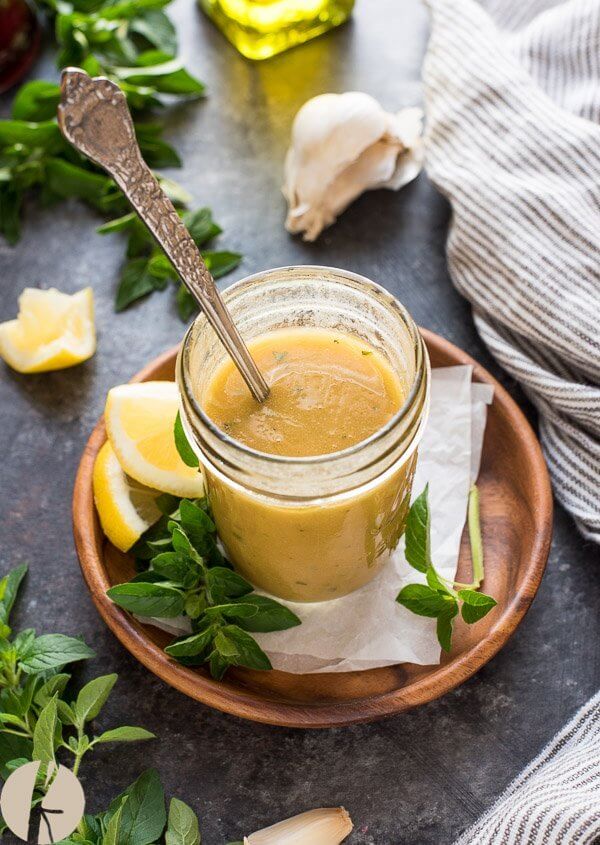 Easy Greek salad dressing that's perfect for those eating low carb / keto diets. Made with a few simple ingredients.