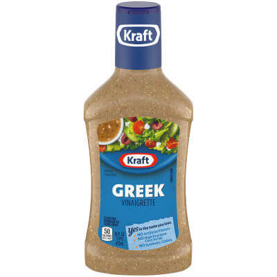 Kraft Greek Vinaigrette - keto-friendly salad dressing