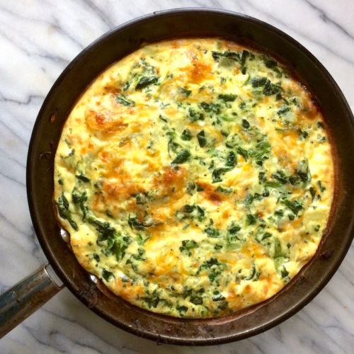 Lazy Sunday Kitchen Sink Frittata | Leftovers Recipe | Flavorpalooza