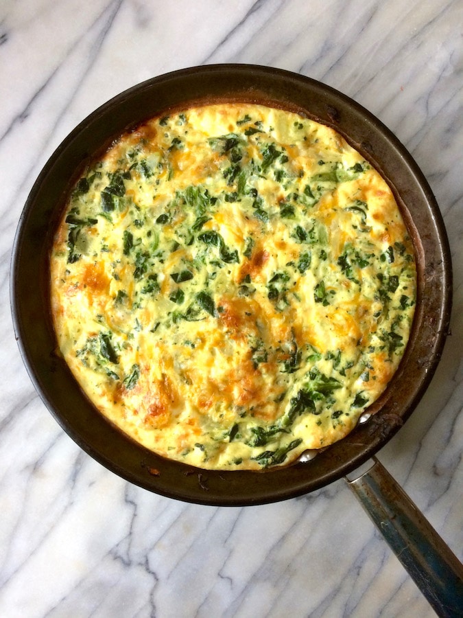 Lazy Sunday Kitchen Sink Frittata | Leftovers Recipe | Flavorpalooza