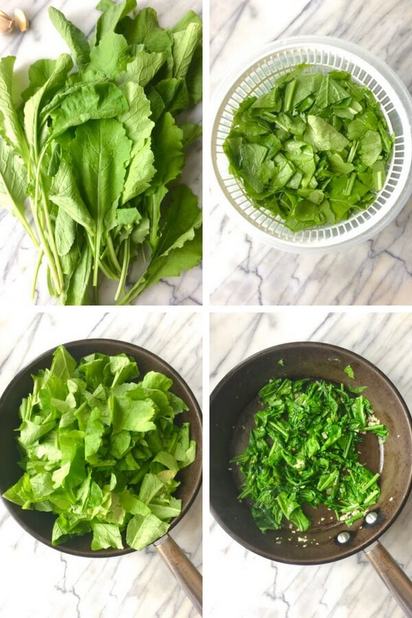 Don't overlook the greens! This is a delicious and nutrient-packed recipe for a sweet turnip and radish greens saute. A tasty way to eat your greens! #radishgreens #turnipgreens #allergyfriendly #healthy #superfoods | flavorpalooza.com