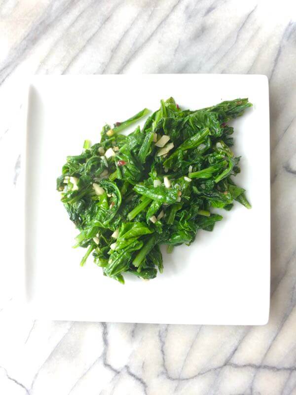 Don't overlook the greens! This is a delicious and nutrient-packed recipe for a sweet turnip and radish greens sauté. A tasty way to eat your greens! #radishgreens #turnipgreens #allergyfriendly #healthy #superfoods | flavorpalooza.com