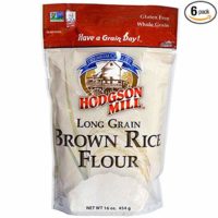 Hodgson Mill Rice Flour Long Grain Brown, 16 Ounce (Pack of 6) Wholesome Baking and Cooking Ingredients for Home Cooks and Whole Grains