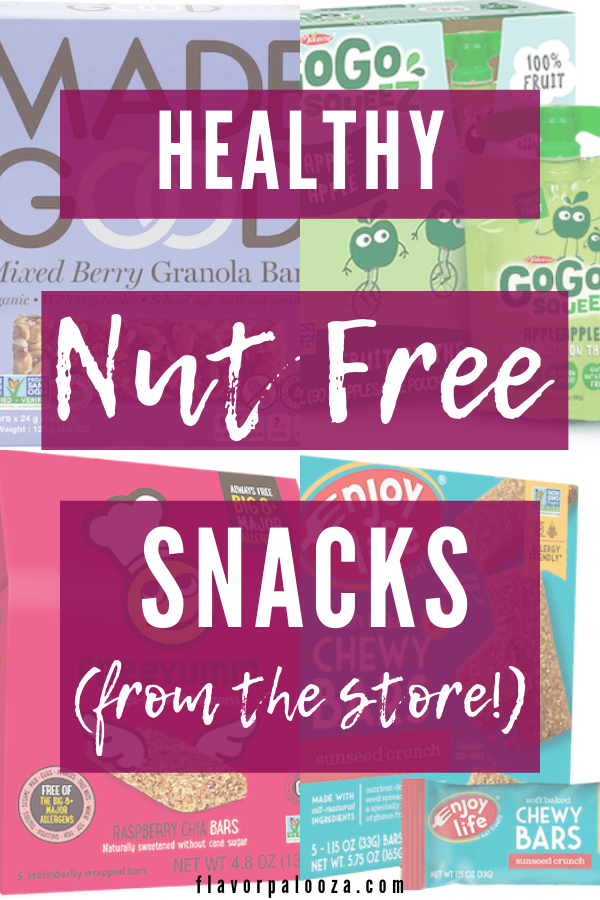 Healthy Nut Free Snacks to Buy | School Safe Snacks